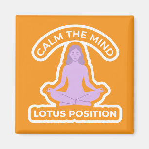 Aimant Padmasana Position du Lotus • Calme l'Esprit Yoga