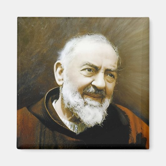 Aimant Padre Pio, réfrigérateur (Devant)