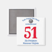 Aimant Pagan Tiki Shack Zin Predators Manassas VA (Recto/Verso)