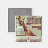 Aimant Page de l'Histoire du Grand Alexandre (Recto/Verso)