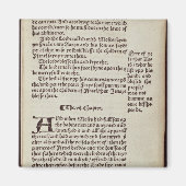 Aimant Page de texte Ancien Testament (Devant)