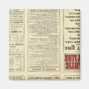 Aimant Page de texte Ligne côtière atlantique