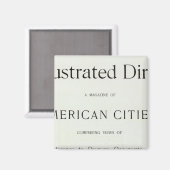 Aimant Page de titre de San Francisco California (Recto/Verso)