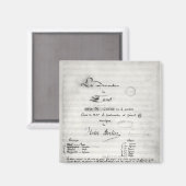 Aimant Page de titre 'La Damnation de Faust' (Recto/Verso)