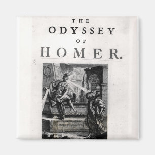 Aimant Page de titre 'L'Odyssée' par Homer