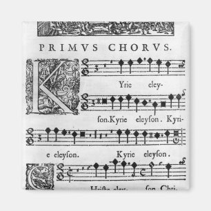 Aimant Page d'ouverture de la masse pour le double choeur