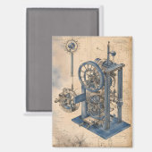 Aimant Page Journal de junk Machinery Steampunk (Recto/Verso)