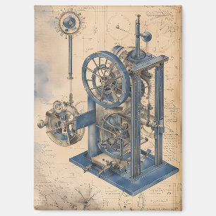 Aimant Page Journal de junk Machinery Steampunk