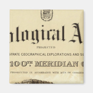 Aimant Page Titre de l'Atlas géologique