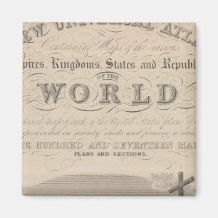 Aimant Page Titre Nouveau Atlas universel 2