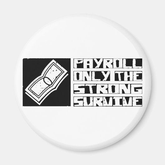 Aimant Paie : Survivre (Devant)