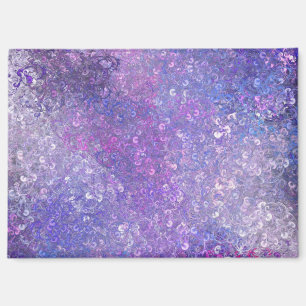 Aimant Paillettes roses et violettes brillantes 
