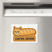 Aimant Pain de chat drôle à traîner (In Situ (Lave-vaisselle))