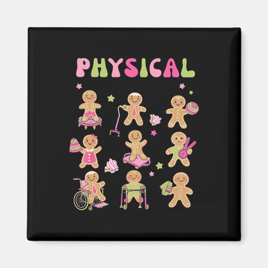 Aimant Pain d'épices de Noël Pt Thérapie physique Istant  (Devant)