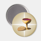 Aimant Pain et vin La Dernière communion de Pâques (Recto/Verso)