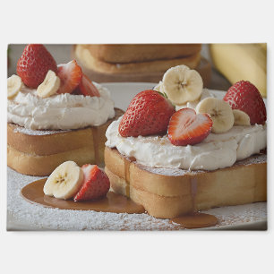 Aimant Pain perdu à la fraise et à la banane