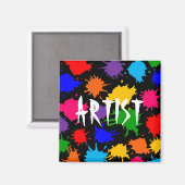Aimant Paint Splatter (Recto/Verso)