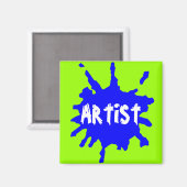 Aimant Paint Splatter (Recto/Verso)