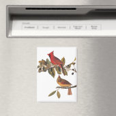 Aimant Paire cardinale Audubon en amandiers sauvages (In Situ (Lave-vaisselle))