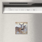 Aimant Paire de cerfs de Mule sauvage | Californie (In Situ (Lave-vaisselle))