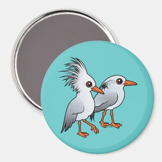 Aimant Paire de Kagu (Recto/Verso)