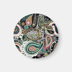 Aimant Paisley asiatique : design moderne et sans soudure