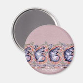 Aimant Paisley Border, Paisley Border Darlene P. Colt... (Recto/Verso)