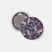 Aimant Paisley indien traditionnel, motif sans soudure. (Recto/Verso)