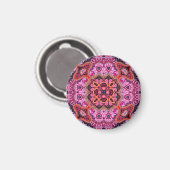 Aimant Paisley multicolore, design d'impression d'écharpe (Recto/Verso)