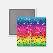Aimant Paisley Rainbow (Recto/Verso)