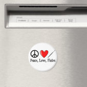 Aimant Paix, amour et lueurs (In Situ (Lave-vaisselle))