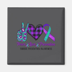 Aimant Paix Amour Vie Suicide Sensibilisation Femmes Semi