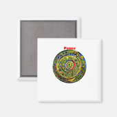 Aimant Paix - Anglais (Recto/Verso)