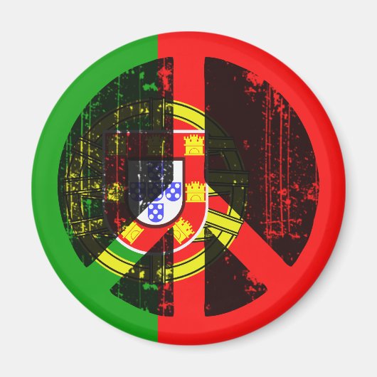 Aimant Paix au Portugal (Devant)