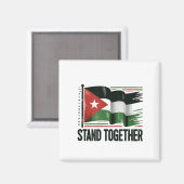 Aimant Paix de Palestine (Recto/Verso)