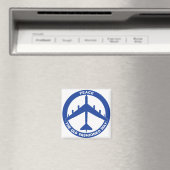 Aimant Paix La Voie Ancienne - B-52G Bleu (In Situ (Lave-vaisselle))