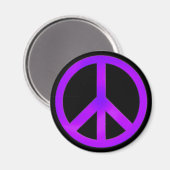 Aimant Paix pourpre (Recto/Verso)