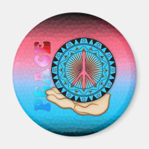 Aimant Paix ~ Soleil