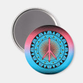 Aimant Paix ~ Soleil (Recto/Verso)