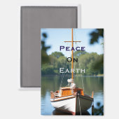 Aimant Paix sur Terre (Recto/Verso)
