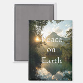 Aimant Paix sur Terre (Recto/Verso)