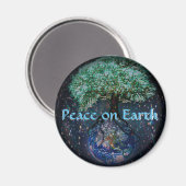 Aimant Paix sur Terre (Recto/Verso)