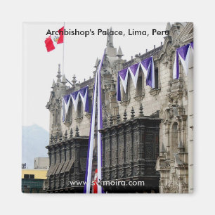 Aimant Palace d'archevêque avec balcons" Lima des "de