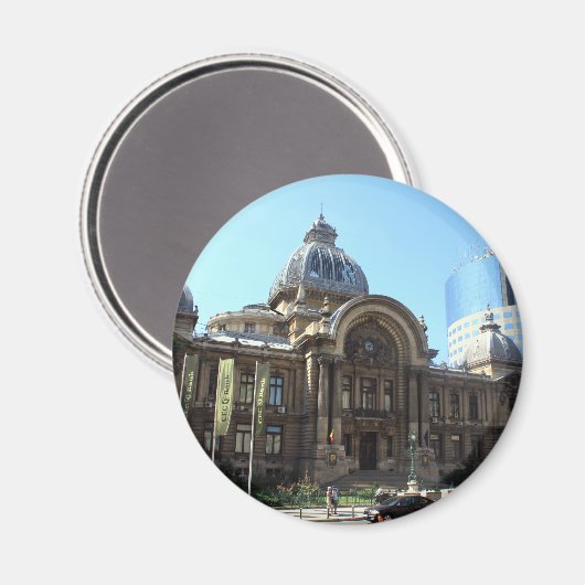 Aimant Palais de la CEC à Bucarest (Recto/Verso)