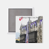 Aimant Palais de l'archevêque avec "Balcons de la jalousi (Recto/Verso)