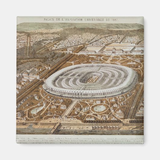 Aimant Palais de l'exposition universelle (Devant)