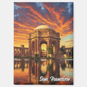 Aimant Palais des Beaux-Arts de San Francisco Sunset