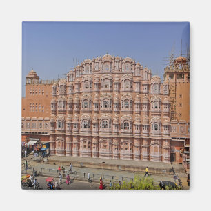Aimant Palais des Vents (Hawa Mahal), Jaipur, Inde,