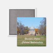 Aimant Palais du Gouverneur, Colonial Williamsburg (Recto/Verso)