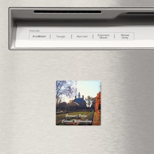 Aimant Palais du Gouverneur, Colonial Williamsburg (In Situ (Lave-vaisselle))